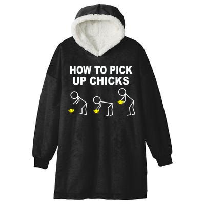 How To Pick Up Chicks Hooded Wearable Blanket