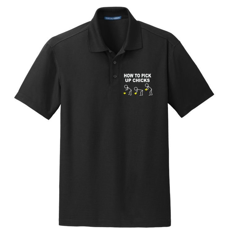How To Pick Up Chicks Dry Zone Grid Polo