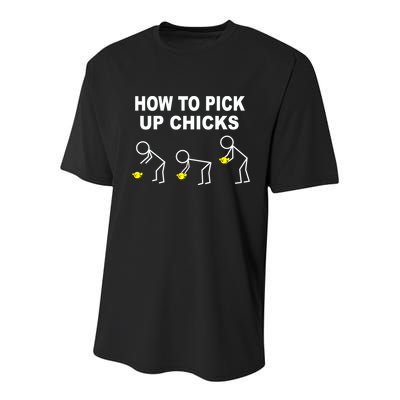 How To Pick Up Chicks Youth Performance Sprint T-Shirt