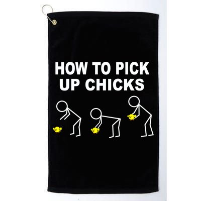 How To Pick Up Chicks Golf Towel