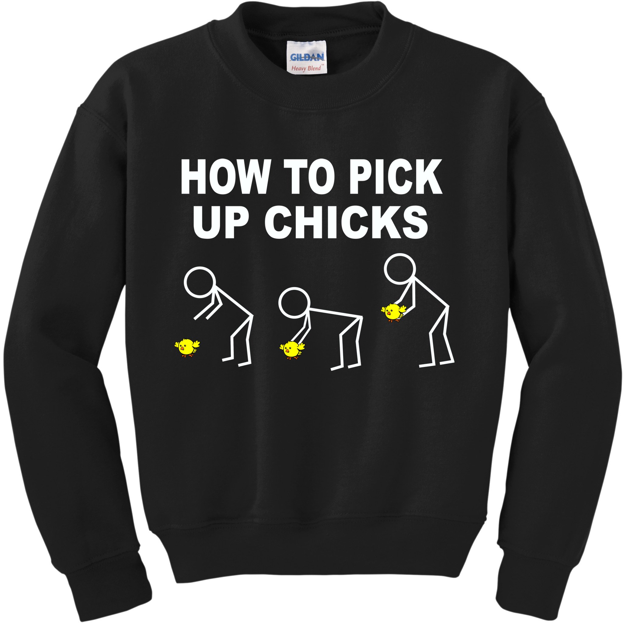 How To Pick Up Chicks Kids Sweatshirt