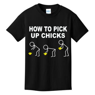 How To Pick Up Chicks Kids T-Shirt