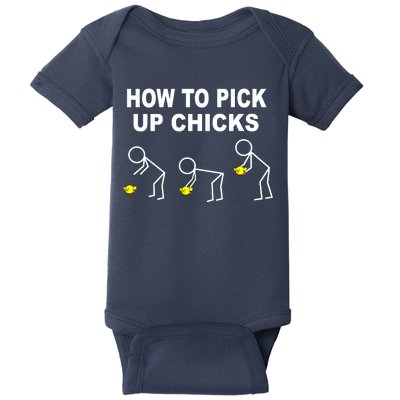 How To Pick Up Chicks Baby Bodysuit