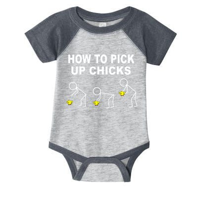 How To Pick Up Chicks Infant Baby Jersey Bodysuit