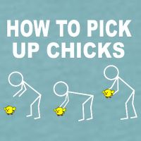 How To Pick Up Chicks Sueded Cloud Jersey T-Shirt