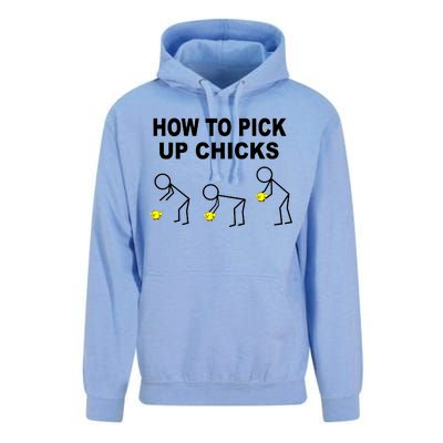 How To Pick Up Chicks Unisex Surf Hoodie