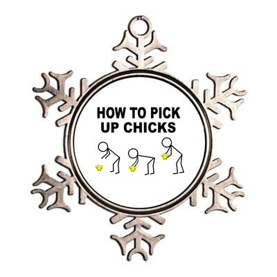 How To Pick Up Chicks Metallic Star Ornament