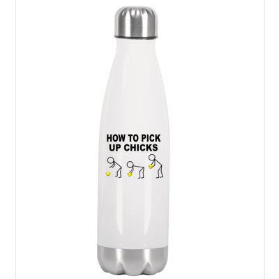 How To Pick Up Chicks Stainless Steel Insulated Water Bottle