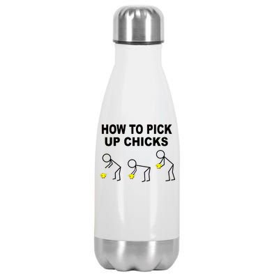 How To Pick Up Chicks Stainless Steel Insulated Water Bottle