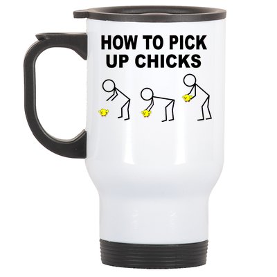 How To Pick Up Chicks Stainless Steel Travel Mug