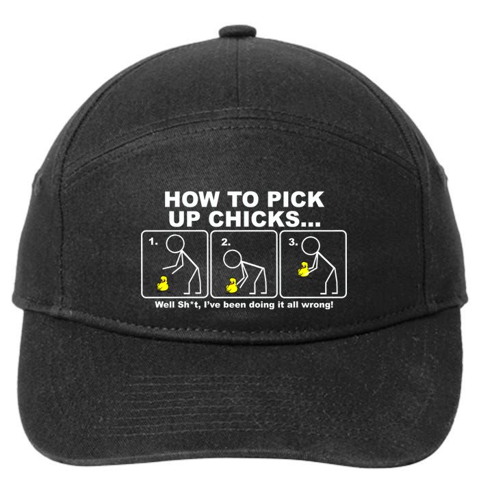 How To Pick Up Doing It Wrong 7-Panel Snapback Hat