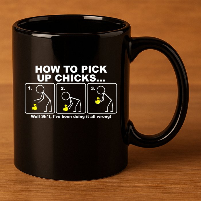 How To Pick Up Doing It Wrong 11oz C Handle Ceramic Mug