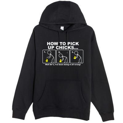 How To Pick Up Doing It Wrong Premium Pullover Hoodie