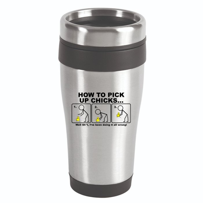 How To Pick Up Doing It Wrong 16oz Travel Tumbler