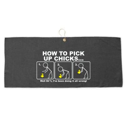 How To Pick Up Doing It Wrong Large Microfiber Waffle Golf Towel