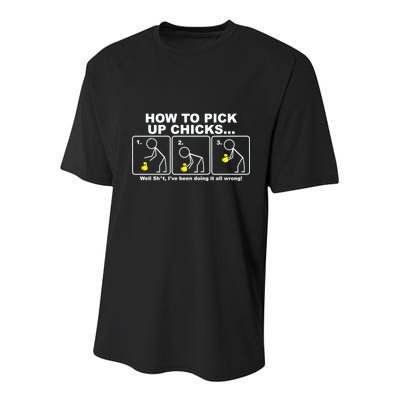 How To Pick Up Doing It Wrong Youth Performance Sprint T-Shirt