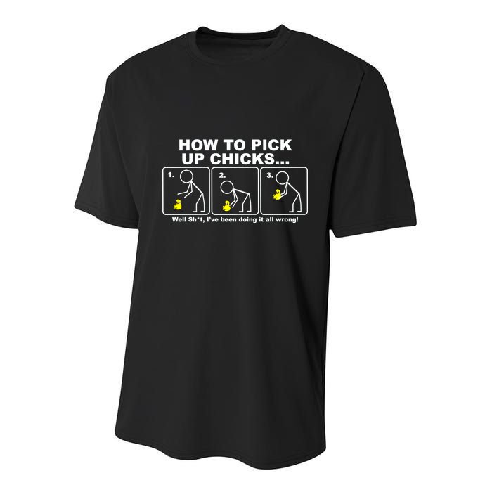 How To Pick Up Doing It Wrong Youth Performance Sprint T-Shirt