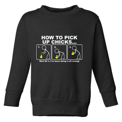 How To Pick Up Doing It Wrong Toddler Sweatshirt