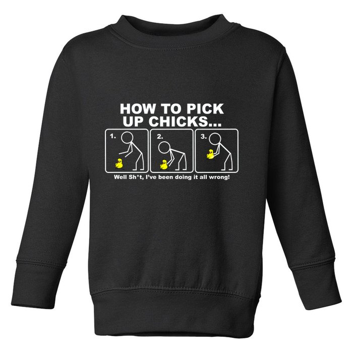 How To Pick Up Doing It Wrong Toddler Sweatshirt