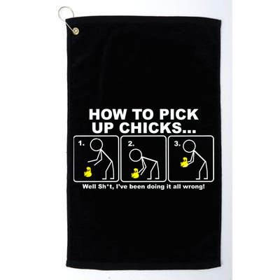How To Pick Up Doing It Wrong Golf Towel