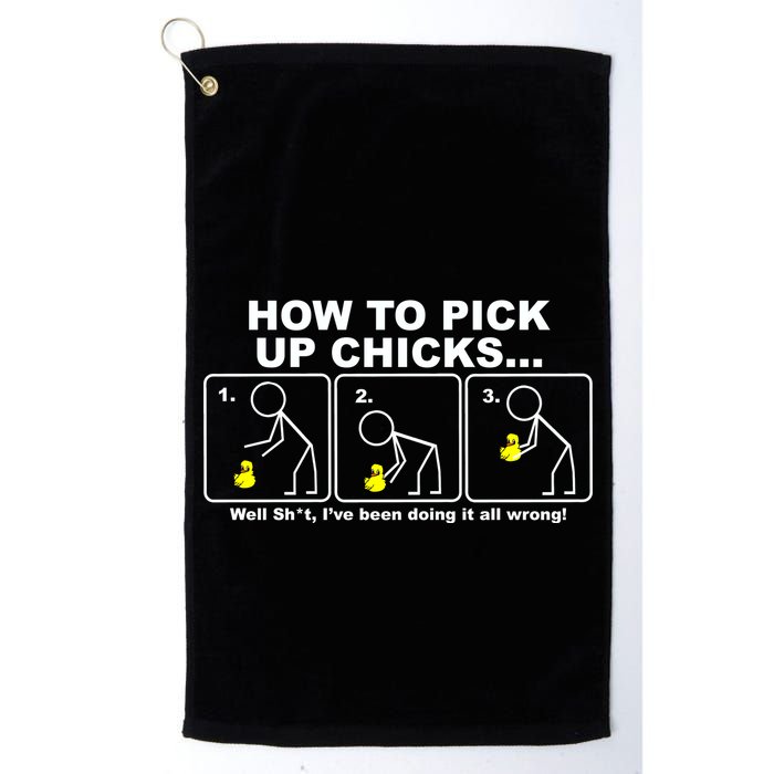 How To Pick Up Doing It Wrong Golf Towel