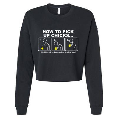 How To Pick Up Doing It Wrong Cropped Pullover Crew