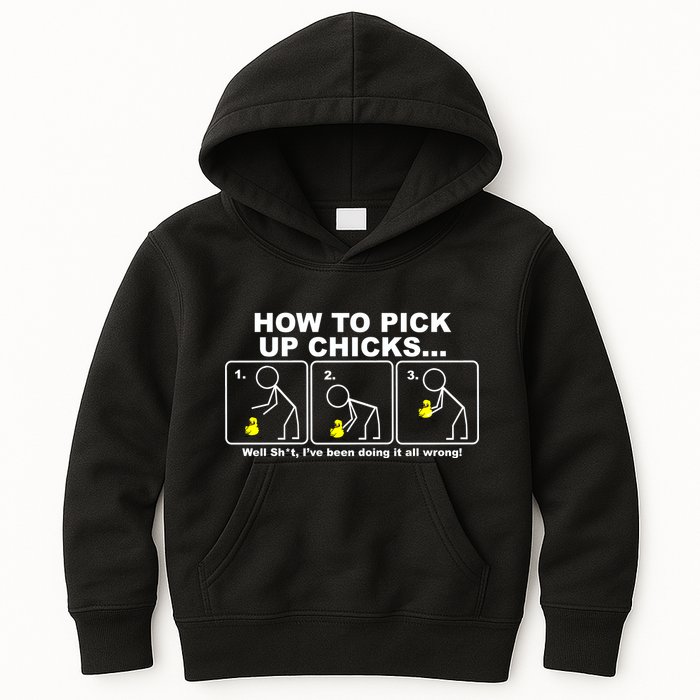 How To Pick Up Doing It Wrong Kids Hoodie