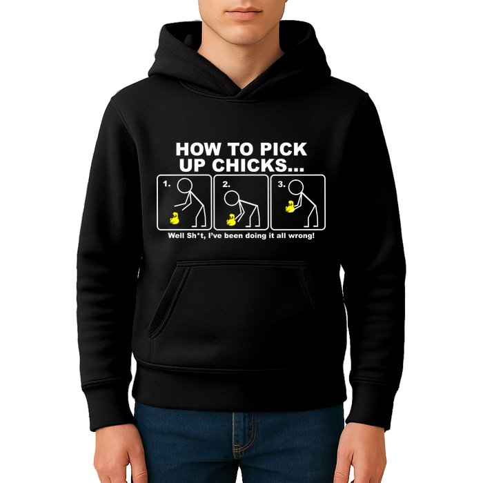 How To Pick Up Doing It Wrong Kids Hoodie