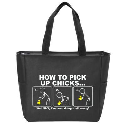 How To Pick Up Doing It Wrong Zip Tote Bag