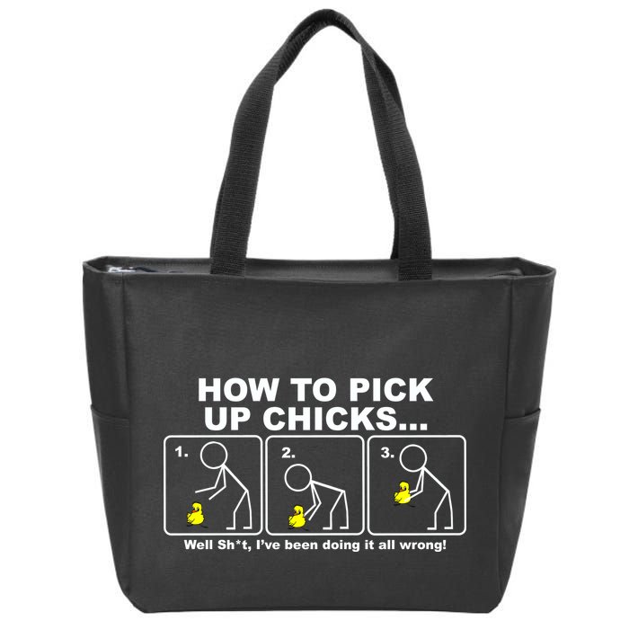 How To Pick Up Doing It Wrong Zip Tote Bag