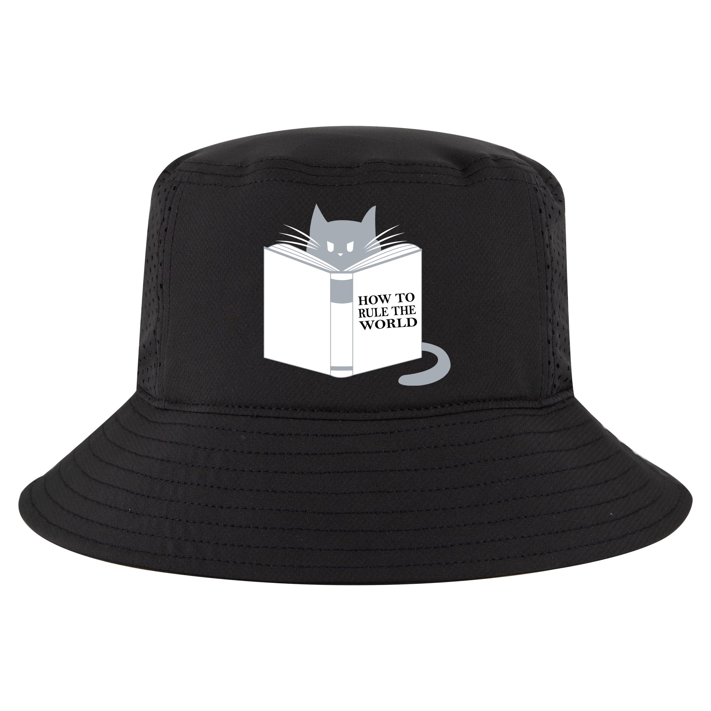 How To Rule The World Cat Cool Comfort Performance Bucket Hat