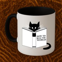 How To Rule The World Cat Mug