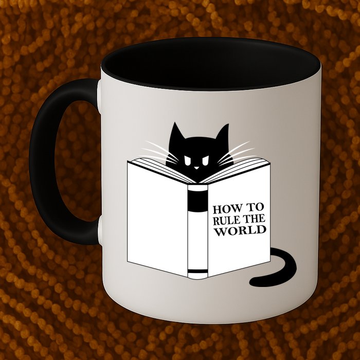 How To Rule The World Cat Mug