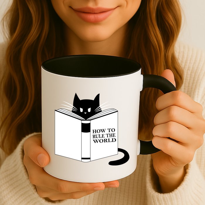 How To Rule The World Cat Mug
