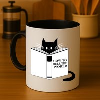 How To Rule The World Cat Mug