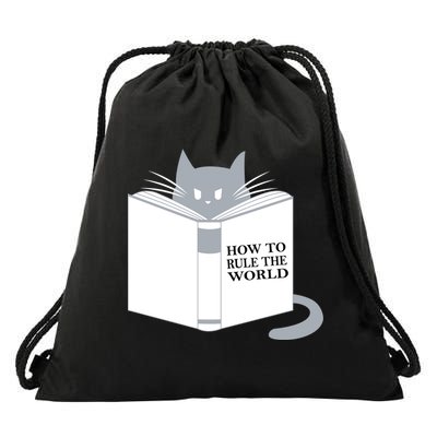 How To Rule The World Cat Drawstring Bag