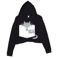 How To Rule The World Cat Crop Fleece Hoodie