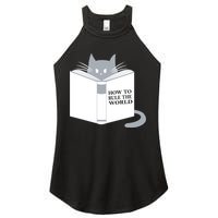 How To Rule The World Cat Women's Perfect Tri Rocker Tank