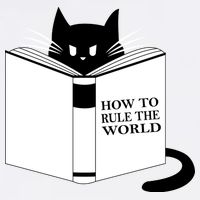 How To Rule The World Cat Garment-Dyed Sweatshirt