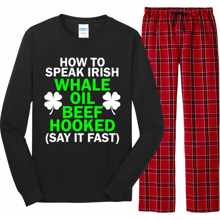 How To Speak Irish Long Sleeve Pajama Set