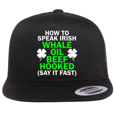 How To Speak Irish Flat Bill Trucker Hat