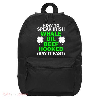 How To Speak Irish 16 in Basic Backpack