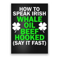 How To Speak Irish Poster