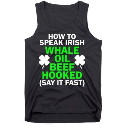 How To Speak Irish Tank Top