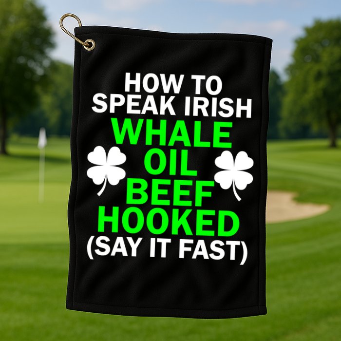 How To Speak Irish Golf Towel