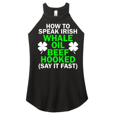 How To Speak Irish Women's Perfect Tri Rocker Tank