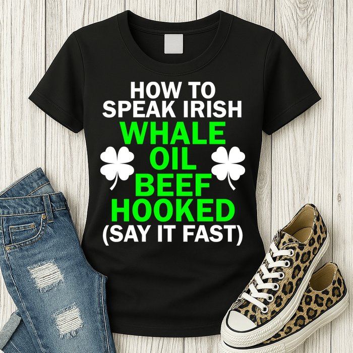 How To Speak Irish Womens T-Shirt