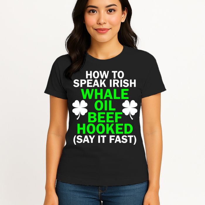 How To Speak Irish Womens T-Shirt