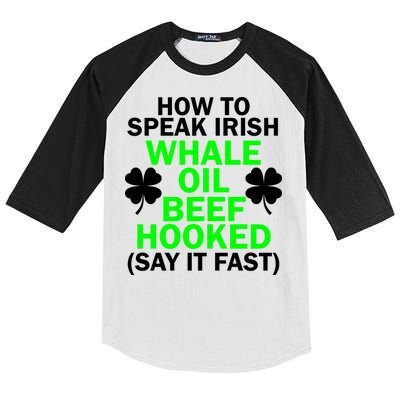 How To Speak Irish Kids Colorblock Raglan Jersey