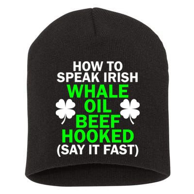 How To Speak Irish Short Acrylic Beanie